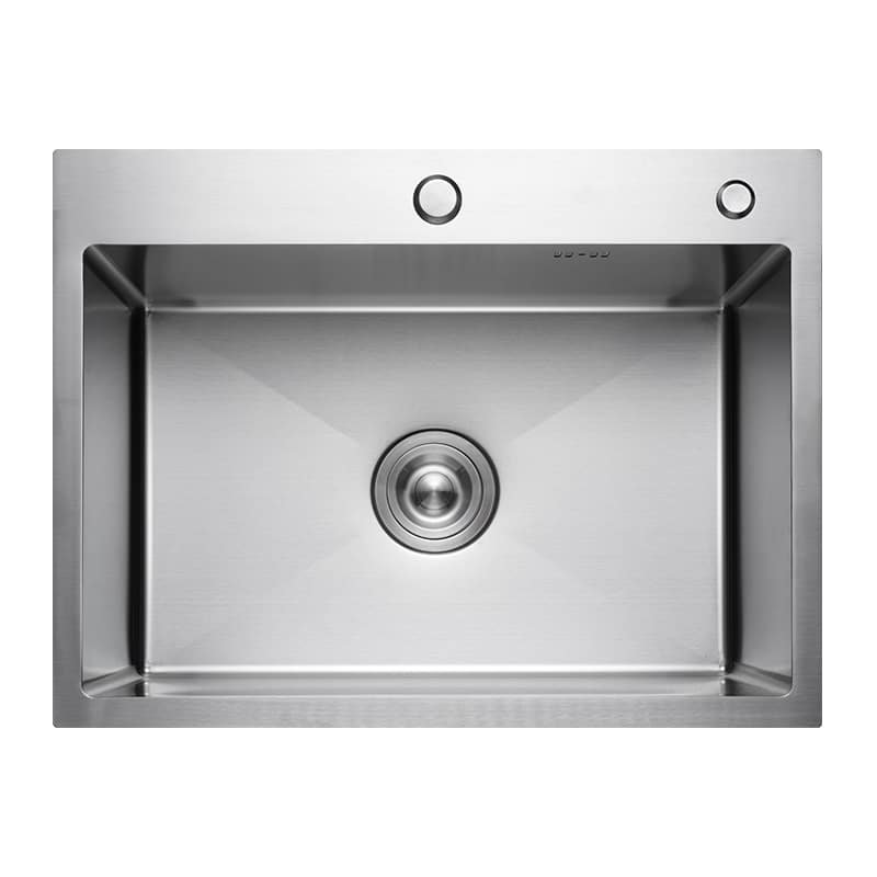 22" compact topmount kitchen/laundry sink | 3.0mm thick deck | 550x500mm handmade sus304 | r10 radius