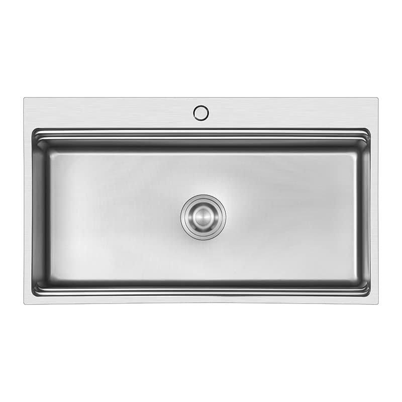 34" large embossed topmount sink (860x500mm) | scratch resistant honeycomb surface | 1.0mm thick bowl + 3.0mm deck