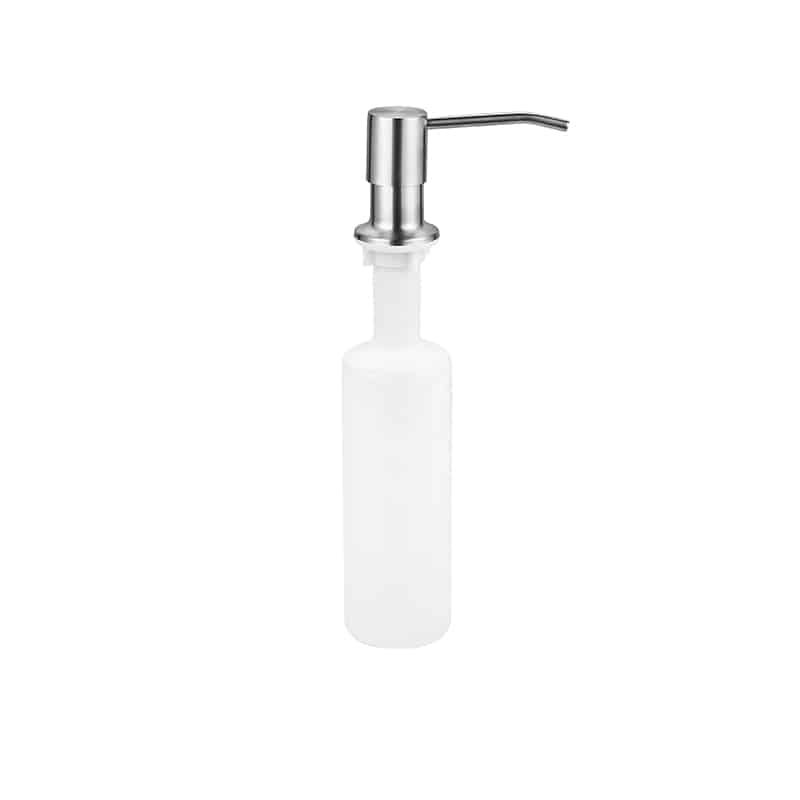 built in kitchen sink soap dispenser | sus304 stainless steel pump head | refill from top design