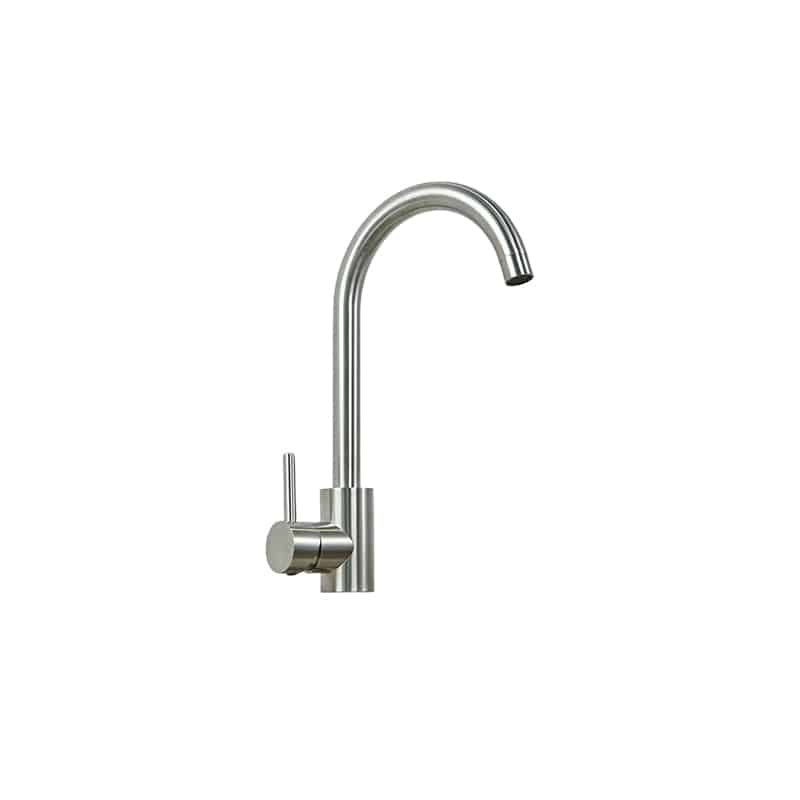 Modern High-Arc Goose Neck Kitchen Faucet (1)