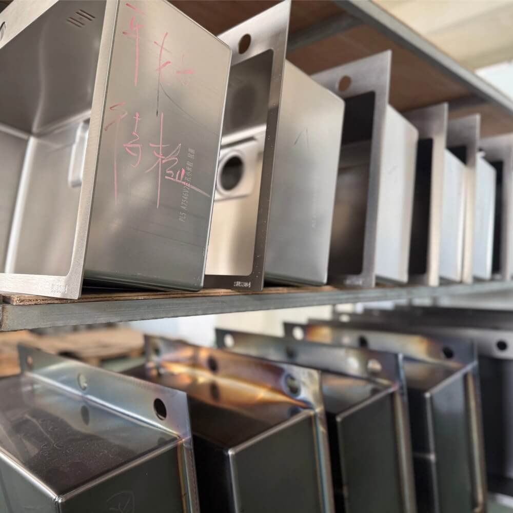 stainless steel sink semi finished product